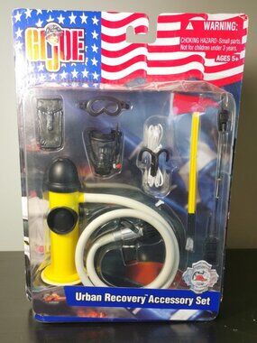 New‎ 2002 Hasbro GI Joe Urban Recovery Search Rescue Fire Team Accessory Set
